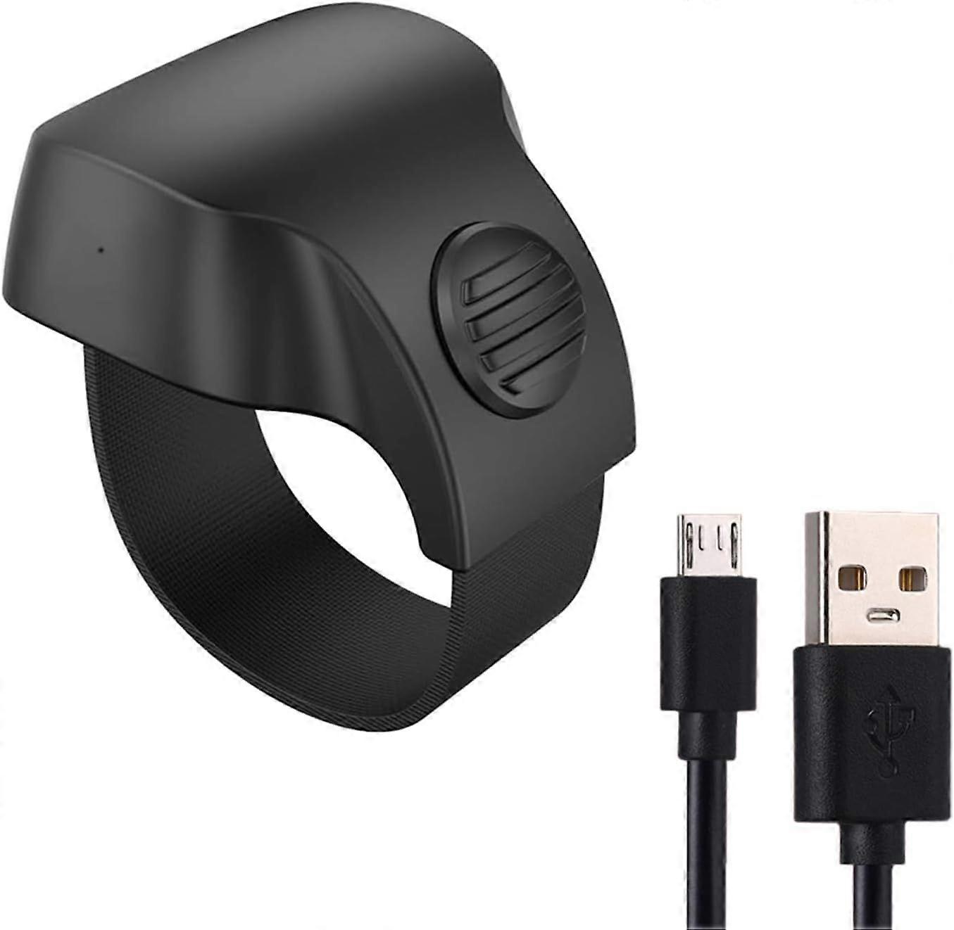 Rechargeable Bluetooth 5.1 Smart Ring Selfie Camera Remote Control for iPhone and Android Wireless Remote Control Selfie Stick for iPhone and V