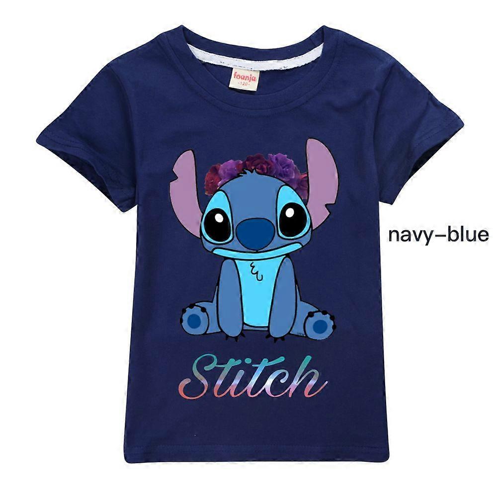 Lilo and Stitch Short-Sleeved T-Shirts for Boys and Girls