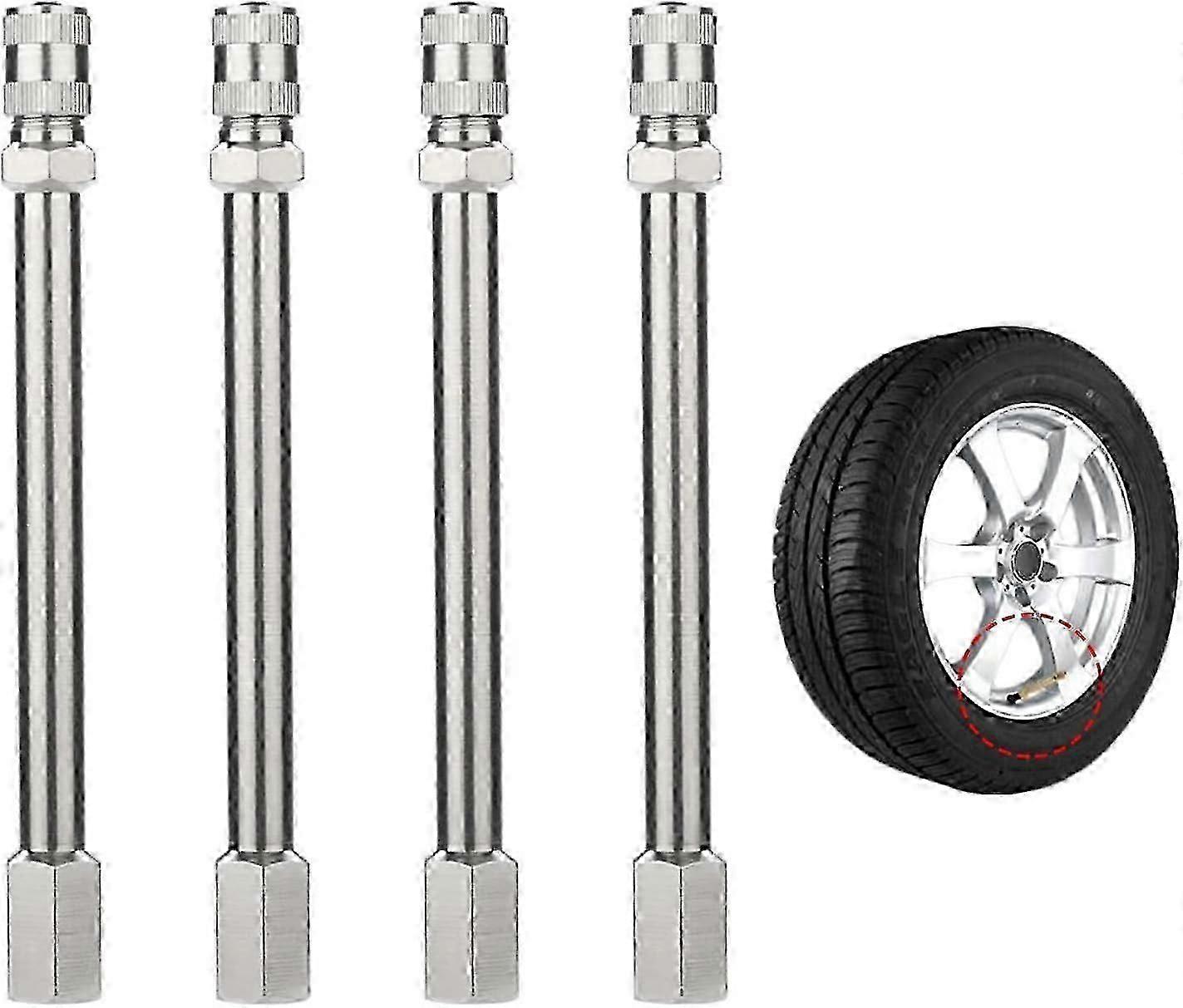 copper valve extension adapters for auto 4pcs 100mm