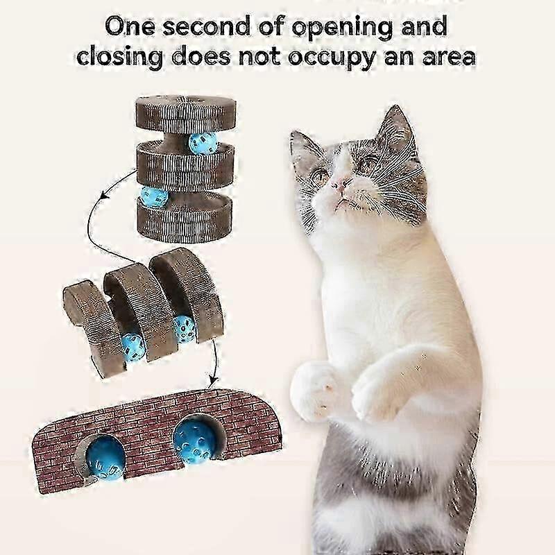 Kitty Curls Cat Scratcher, 2025 New Reversible Infinity Kitty Kurlz Toy 2025