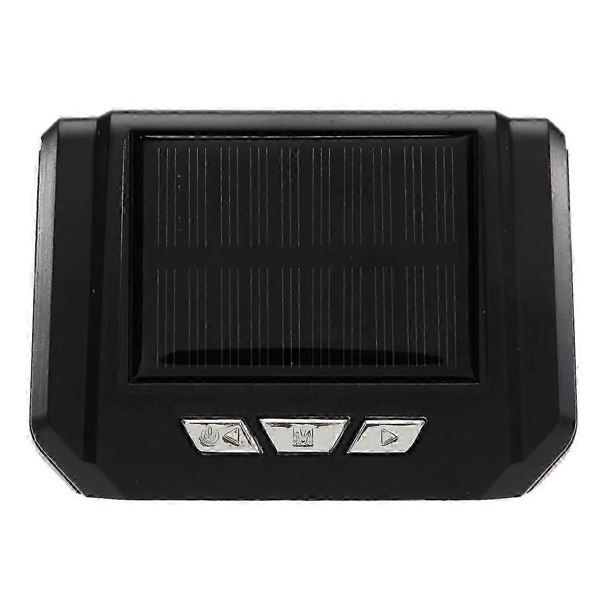 Car Solar Digital Clock with LCD Time Date In-Car Temperature Display compatible Outdoor Personal Car Part