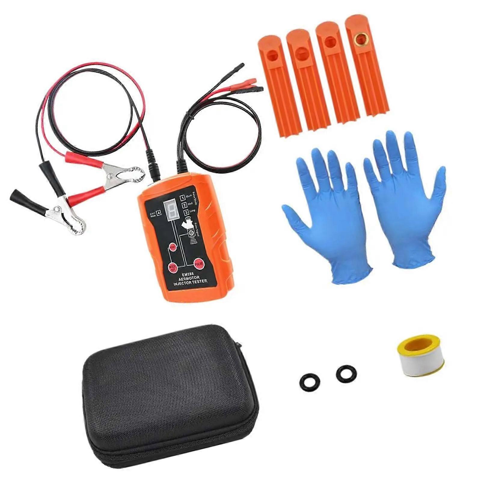 Multifunction Oil System Tester For Car Repair Shops And DIY Enthusiasts Cleaner Tool Kit 8 Pulse Modes 4 Wire Multicolor