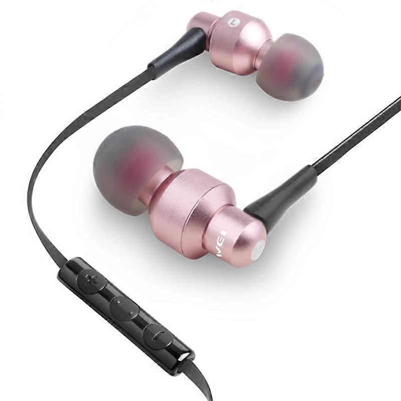 awei ES-50TY 1.2m 3.5mm TPE Wire Control Earphone with Mic