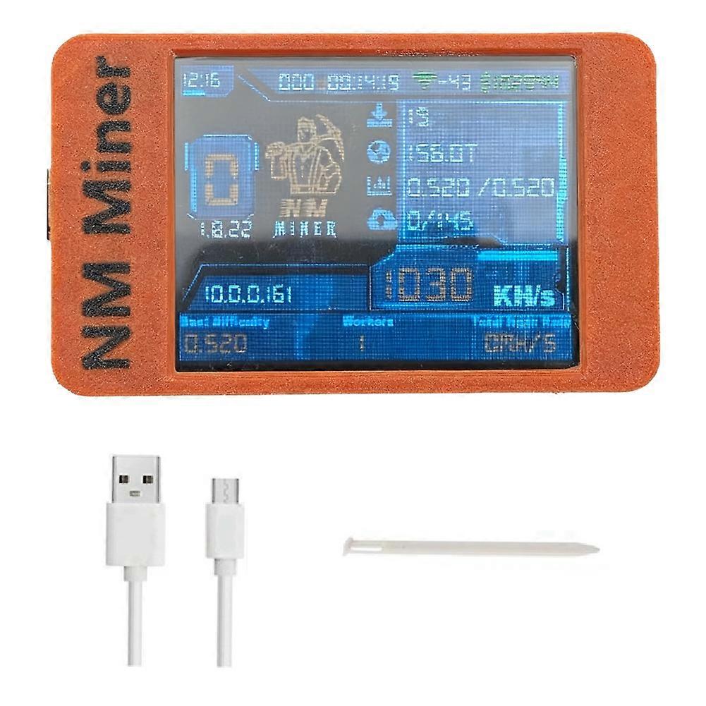 Bitcoins Miner NMMiner Upgrade 1030KH/S 2.8 Inch Color Display DIY Solo Miner Crypto Miner Home Use BTC