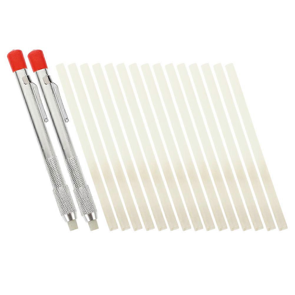 1 Set Soapstone Pen Holders Welding Work Tools Soapstone Marker with Replacement Refills