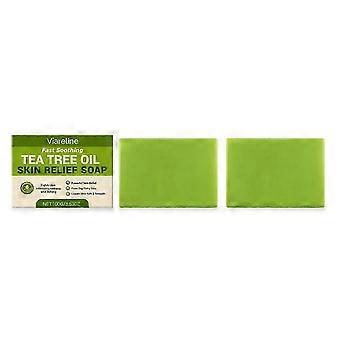 Tea Tree Soap Antifungal Antibacterial Treatment for Face & Body Acne, Athlete's Foot, Tinea,Folliculitis Ringworm Jock Itch