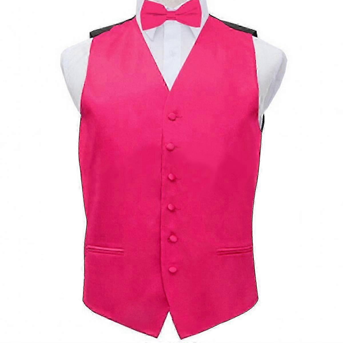 Stylish suit vest for men, classic solid waistcoat with premium buttons