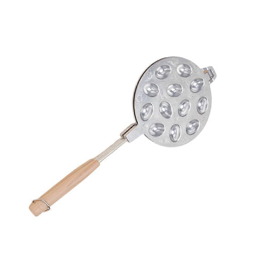 Oval Walnut Cookie Maker Pan Nonstick Bakeware for Nut Waffles Pastries Oven Dishwasher Safe