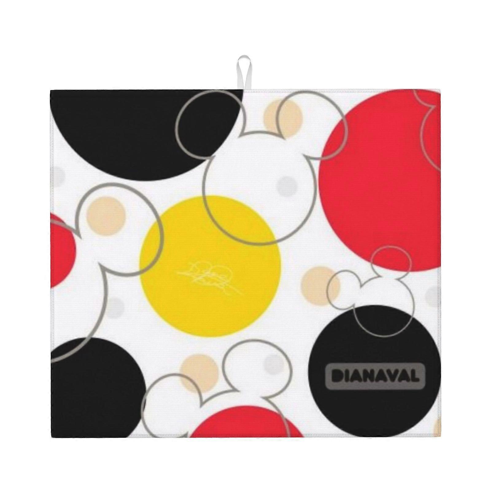 Mickey Mouse Dish Drying Mat For Kitchen Counter, Microfiber Dish Mat, Fast Absorbent Draining Pad