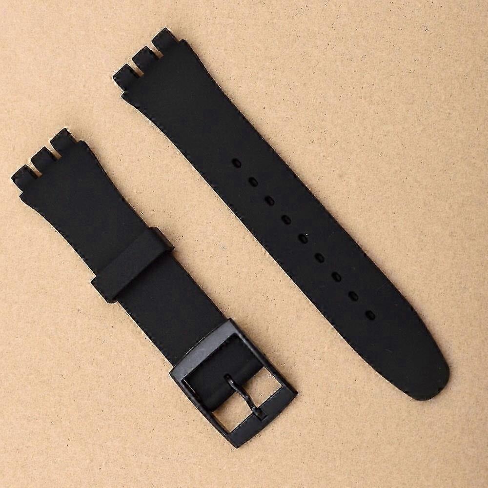 20mm silicone band for Swatch - Soft TPU watch strap replacement