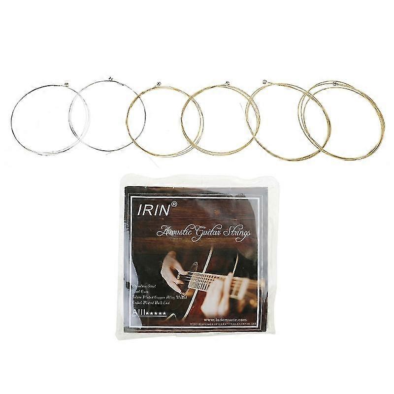 Pack of 6 Acoustic Guitar Practice Part Profession 6 Strings Folk Guitar String