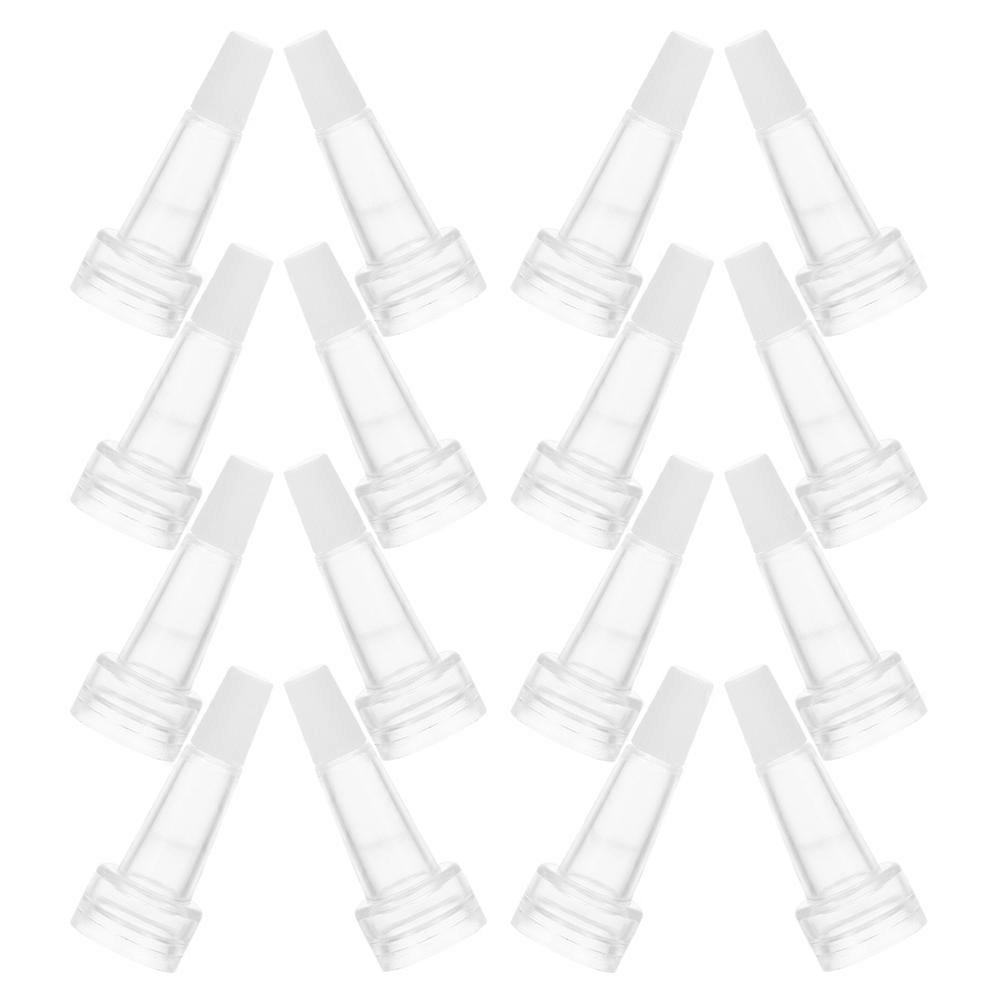 Serum Bottles Cap Vial Bottle Clear Cap Precise Extraction Transparent 50Pcs