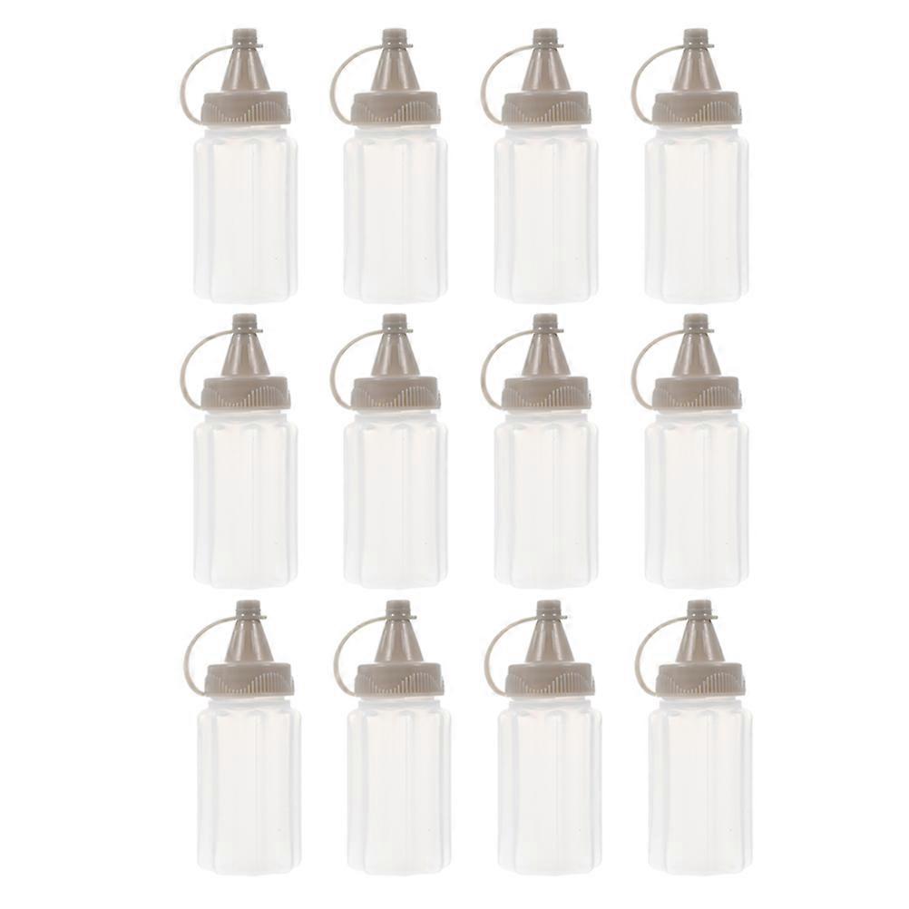 Salad Dressing Dispenser Bottles Leakproof Sauce Containers 12Pcs Pack