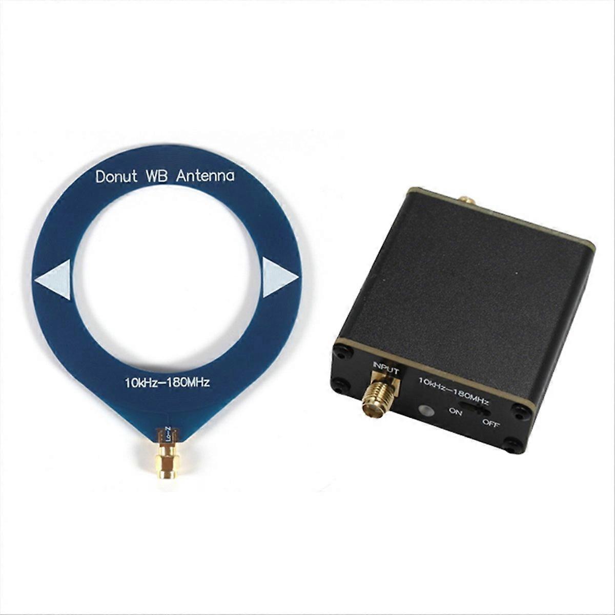 Antenne Donut à large bande 10 kHz-180 MHz pour talkie-walkie radio SDR Bleu