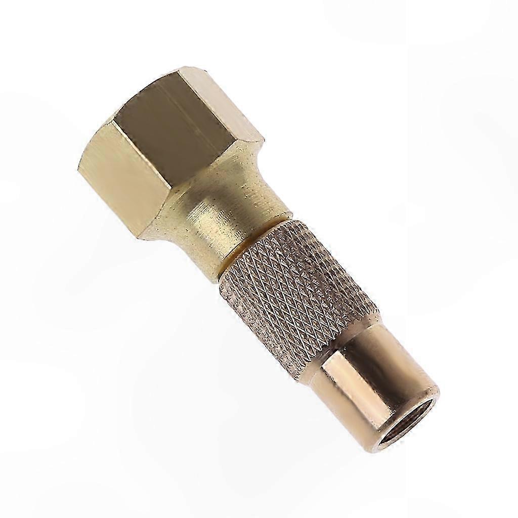 Copper Tire Inflator Nozzle with Durable Screw-On Design for Air Compressor Fittings