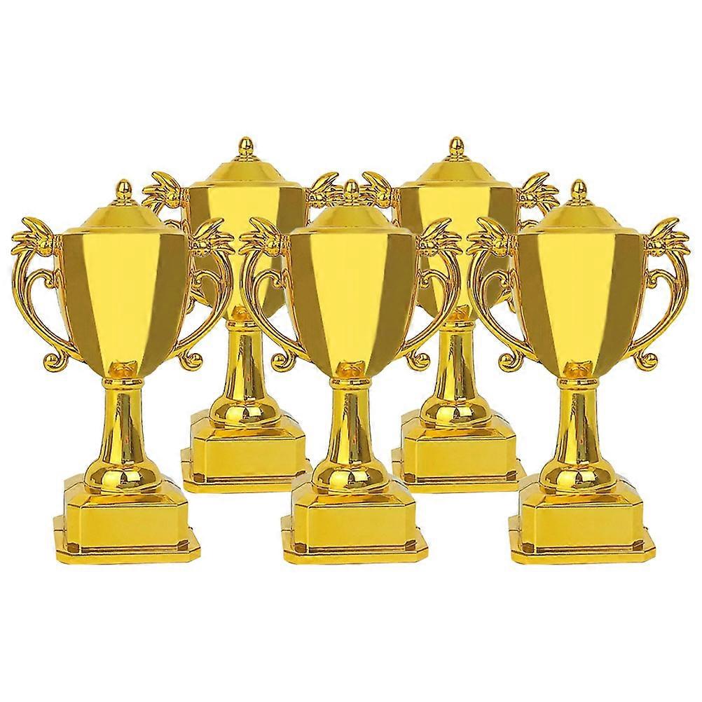 Plastic Trophy Miniature Model for Competition Award 5Pcs