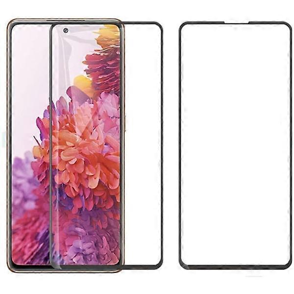 Compatible with Samsung S20 FE - 2-Pack Full Coverage Tempered Glass Screen Protector