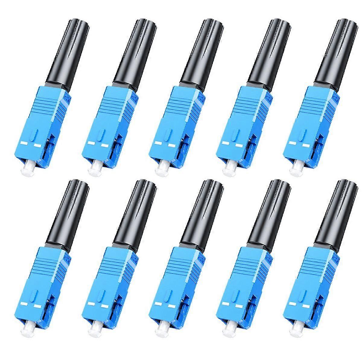 10 pcs SC-UPC Fiber Optic Quick Assembly Connector