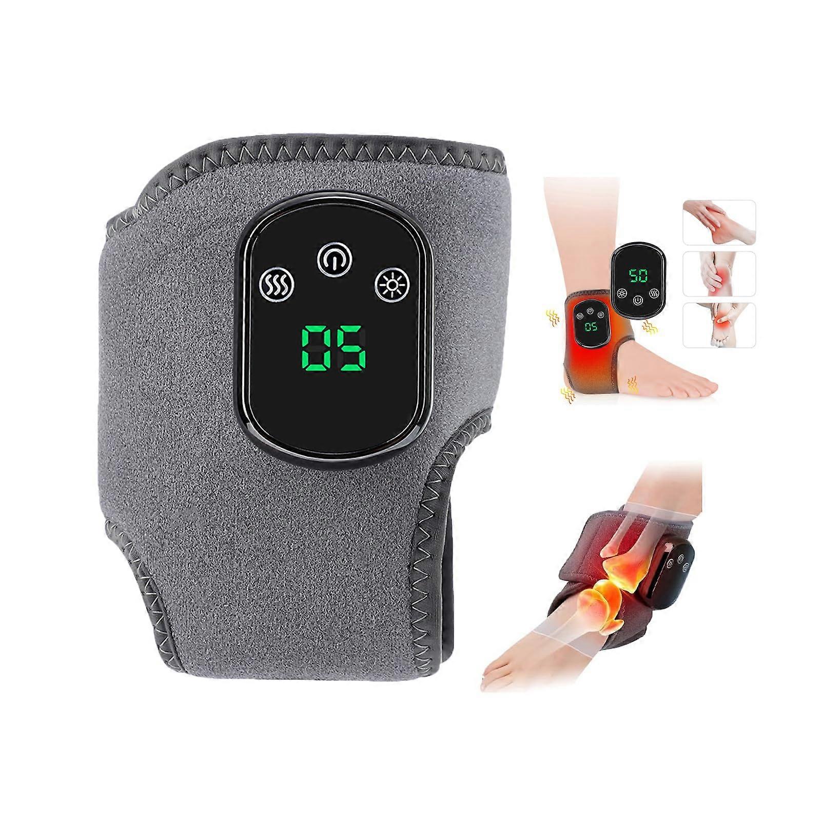 Wireless Heated Foot Massager with Vibration, Adjustable Intensity and Compression Therapy 2PCS