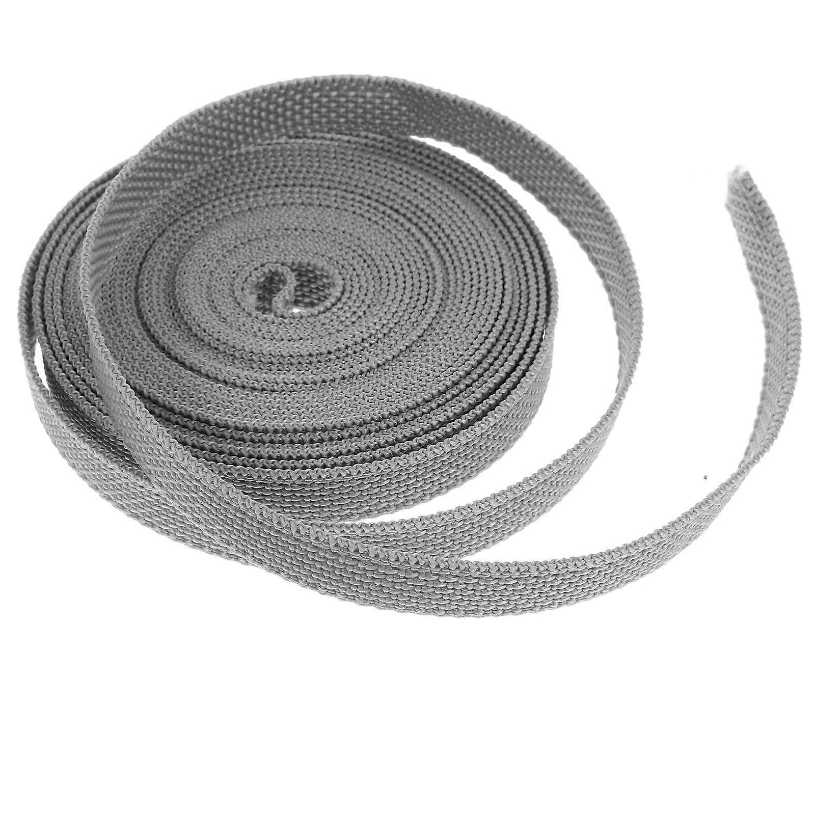 Light Grey Webbing Curtain Strap for Window Decor 1 Roll