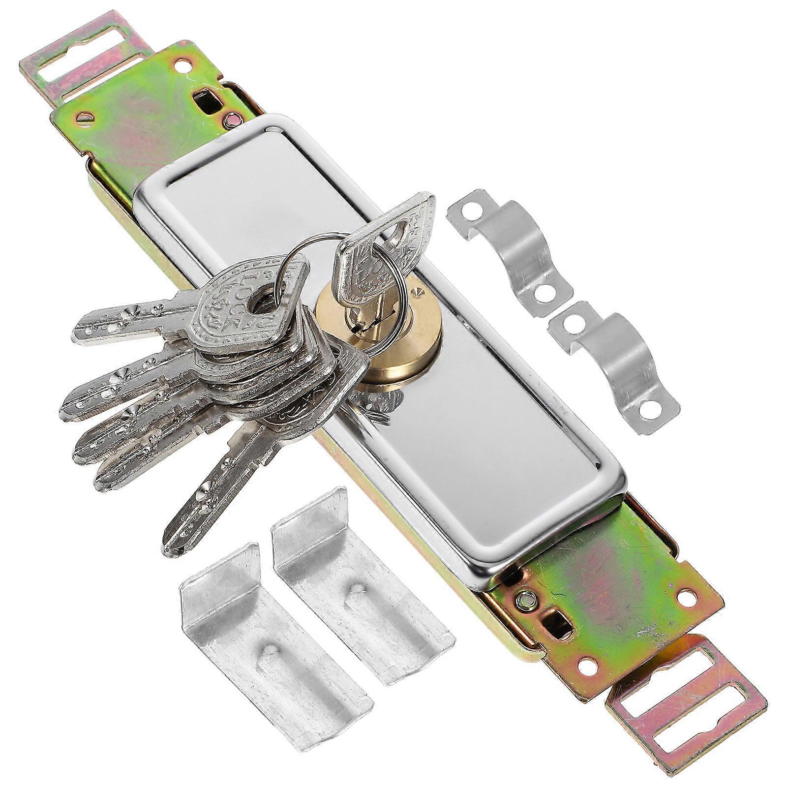 Assorted Color Metal Garage Door Lock with Keys Durable AntiTheft for Locking Use Size 5.5 x 1.5 x 1.5 Inches