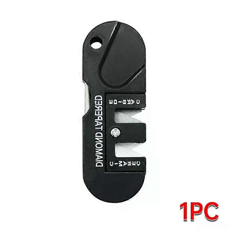 Mini Portable 4 in1 Tungsten Ceramic Carbide Knife Sharpener Multifunctional Camp Outdoor Tools Sharpener Diamond Tool