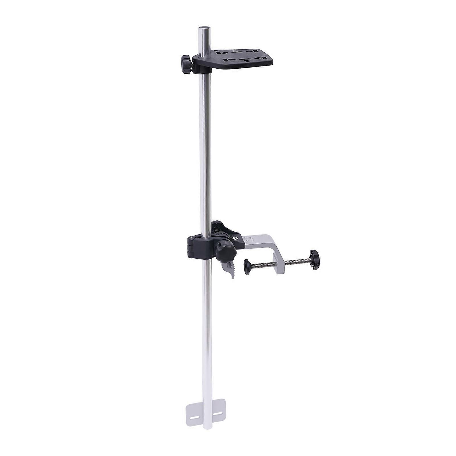 Portable Fish Finder Mount with 360° Adjustable Rotatable Transducer Bracket for Boat Kayak Canoe