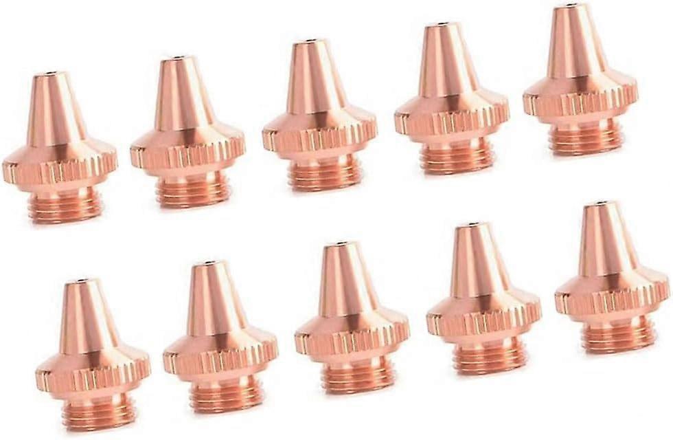 Laser Welding Nozzle Set Copper Tips for Handheld Wire Feed Model H Cutting Head Fast Heat Transfer