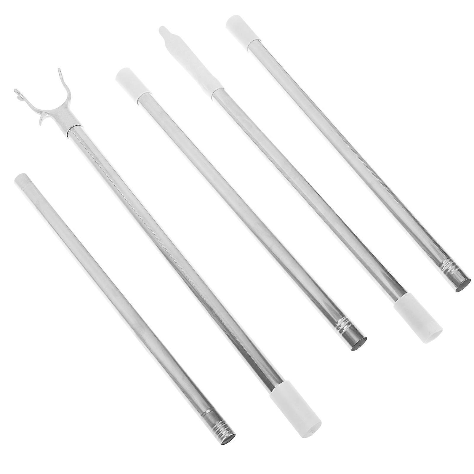 Detachable Clothesline Rod Clothes Pole for Home 3Pcs Set