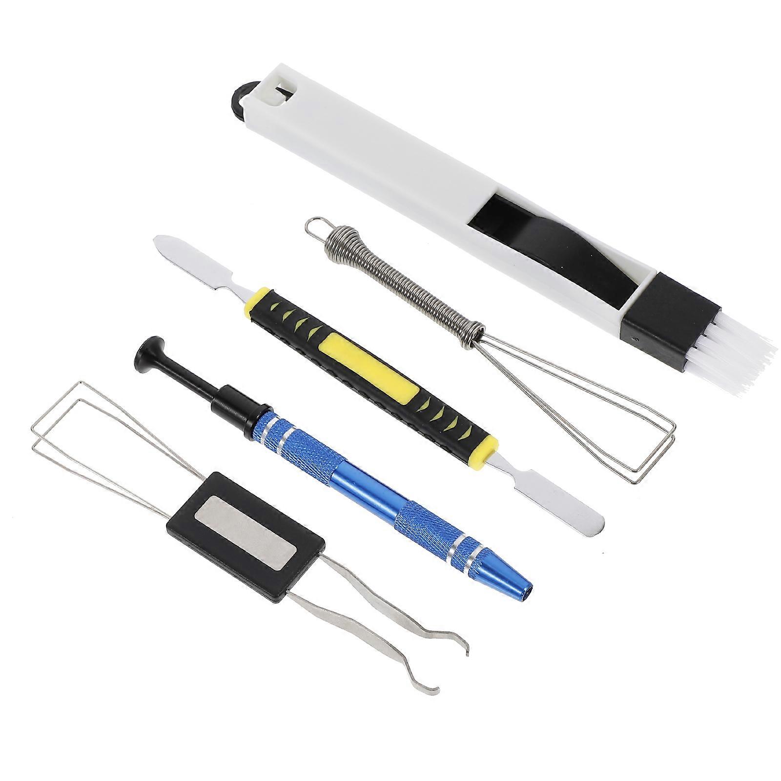 Keyboard Cleaning Brush and Key Cap Puller for Mechanical Keyboards 2Sets