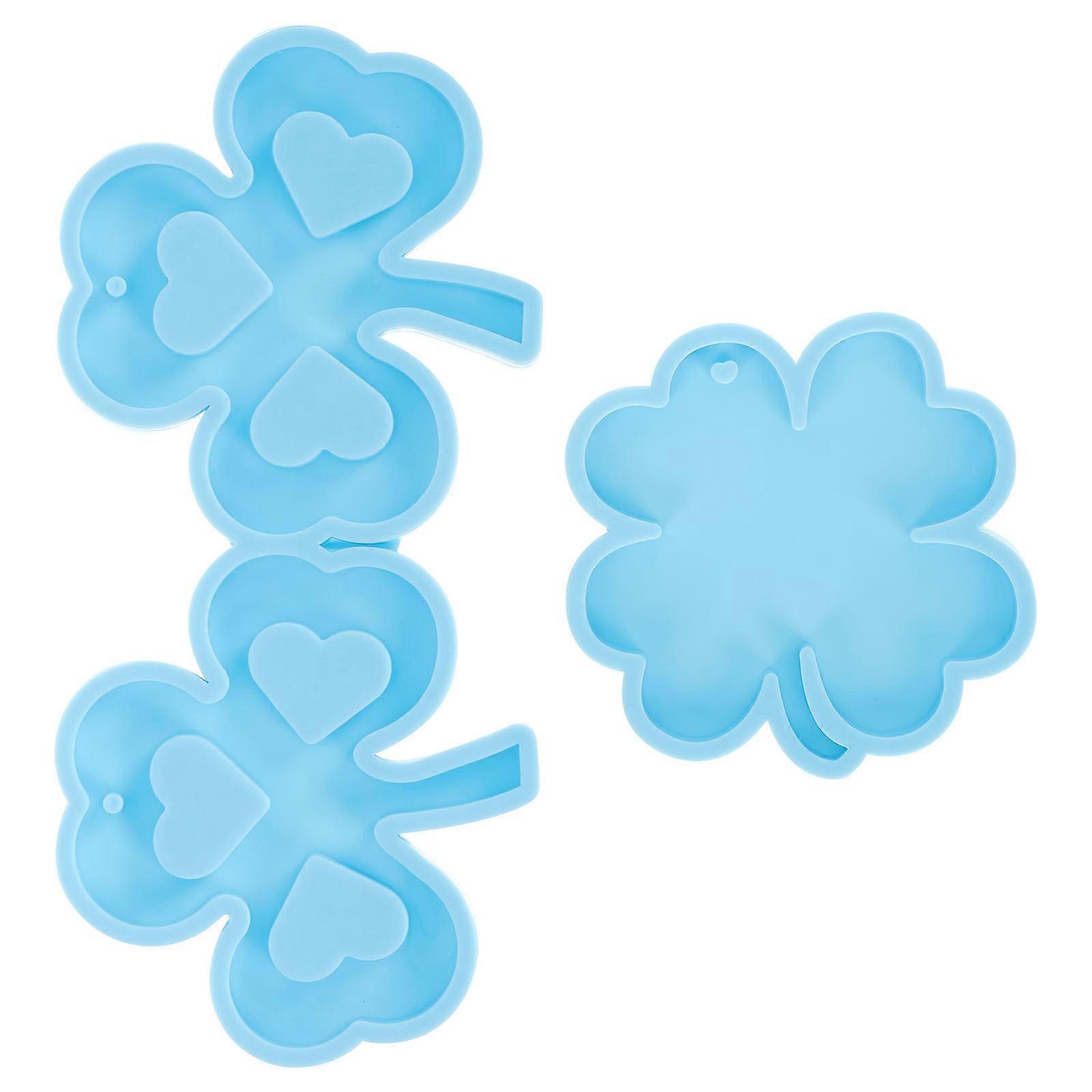 Creative Silicone Keychain Mold for DIY 2Pcs St Patrick's Day