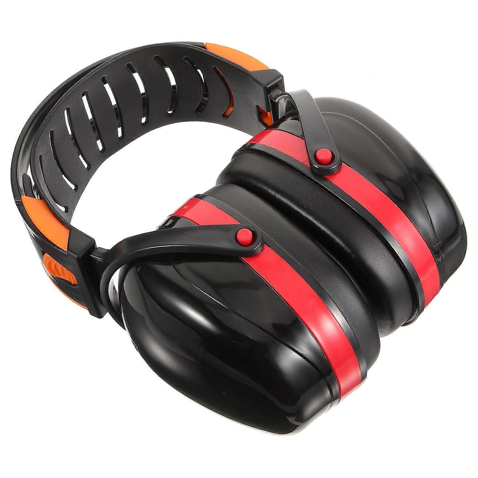 Hearing Guard Earmuff Noise Cancelling Drum Practice Accessory Suitable For Construction Sites Durable Plastic Material 1Pack