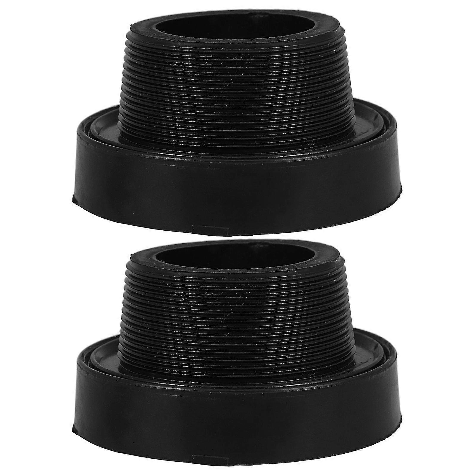 Urinal Drain Seal Rubber Flange Ring for Pipe Connections 2Pcs