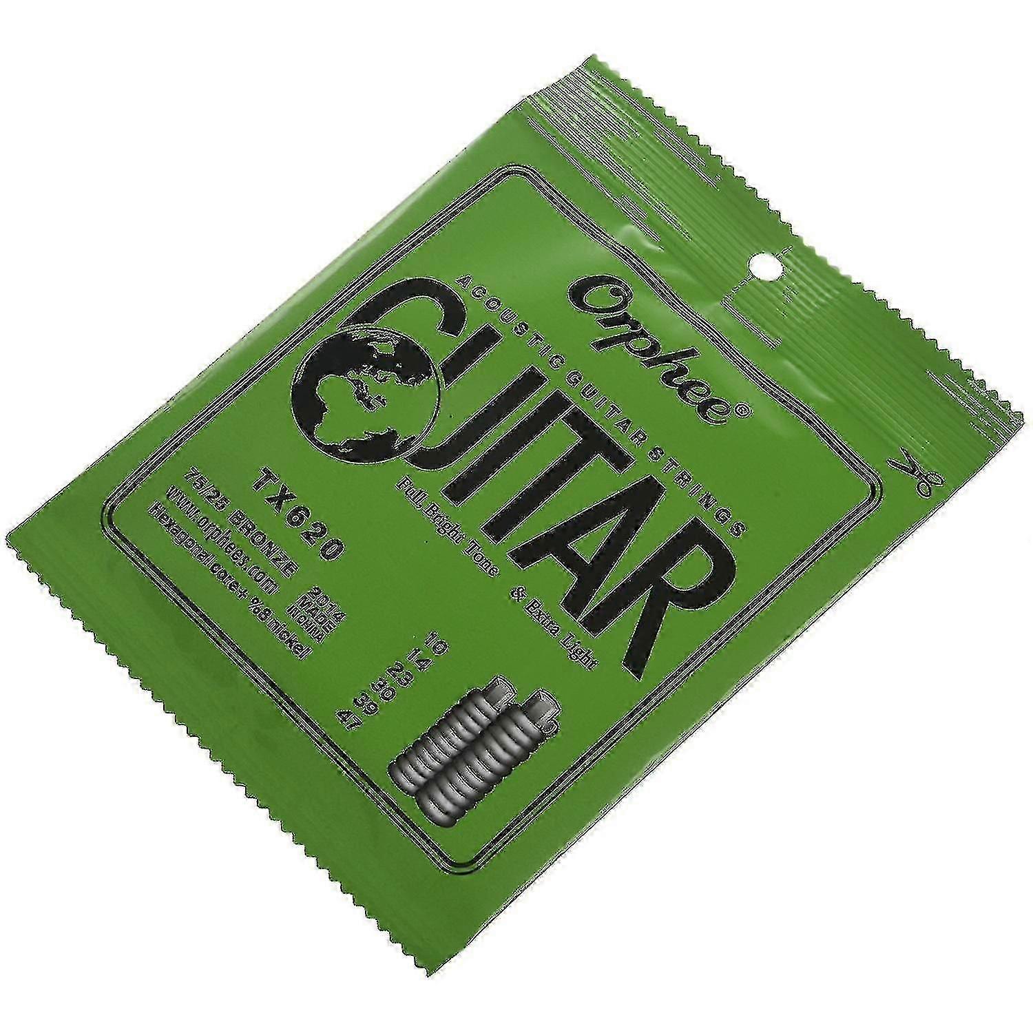 2025 10 Set 6pcs/set Guitar String Tx620 String Super Light Acoustic Guitar Strings Hy