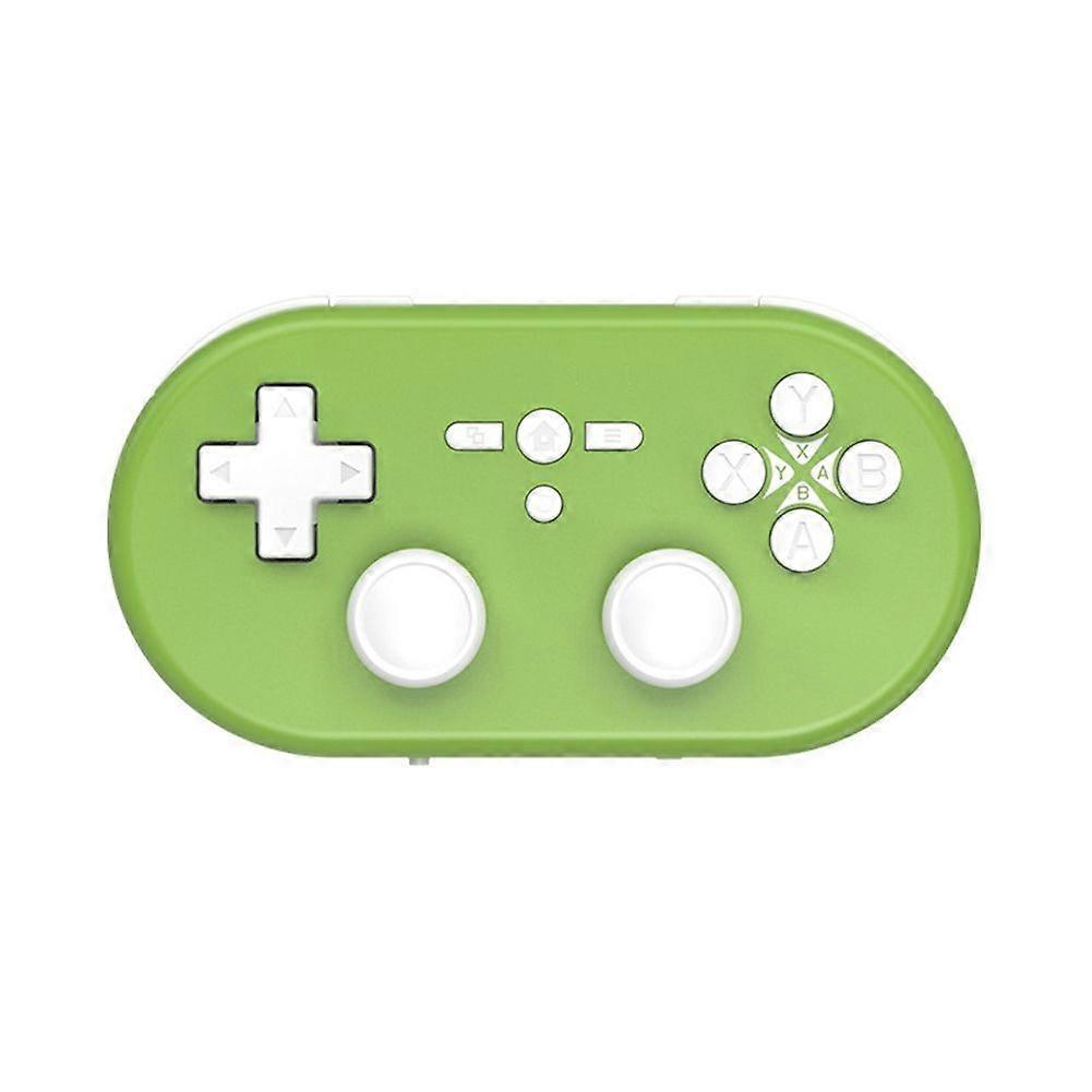 Q37pro Mini Gamepad Upgraded Wireless Bluetooth Dual Hall Effect Joystick Android Emulator PC AS Mouse Keyboard Green