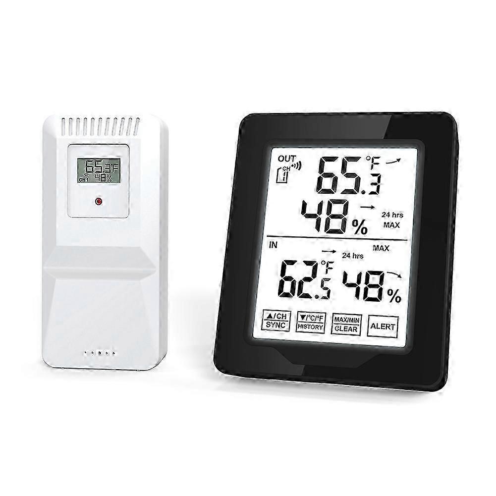 Indoor & Outdoor Digital Electronic Temperature & Humidity Meter with 1 Sensor Backlight Wireless Long-Distance