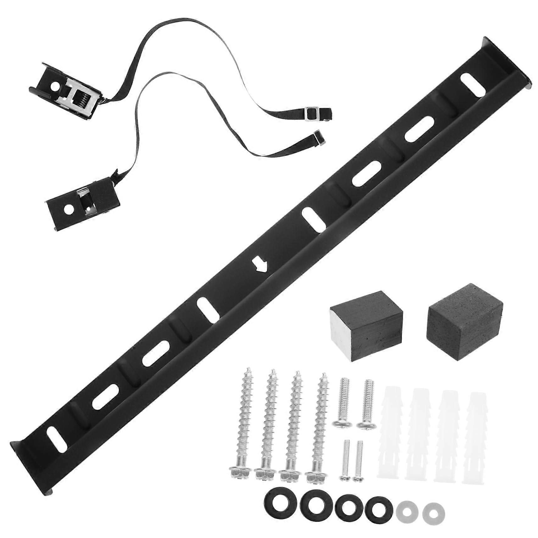 No Drill Studless TV Wall Mount Bracket 3265 Inch SpaceSaving L Shape Damage with Pads Ref:9150