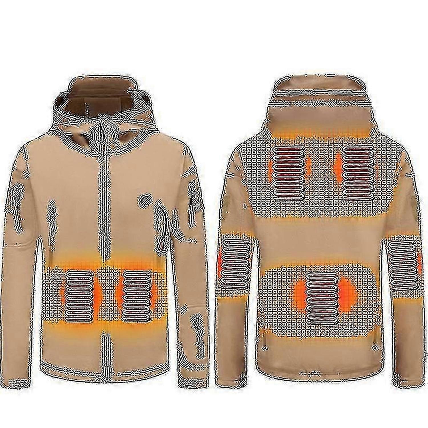 Heated Jacket, Waterproof Winter Outdoor Heated Jacket Heating Jacket Coat