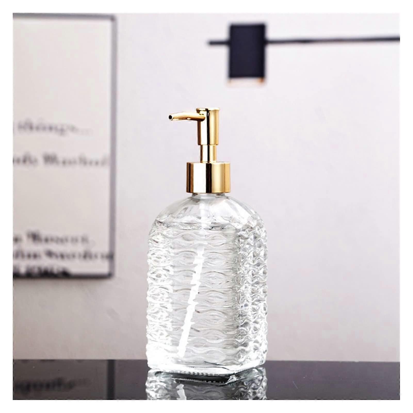 Automatic Soap Dispenser Large Capacity NonSlip Base for Bathroom Home Transparent 400ml