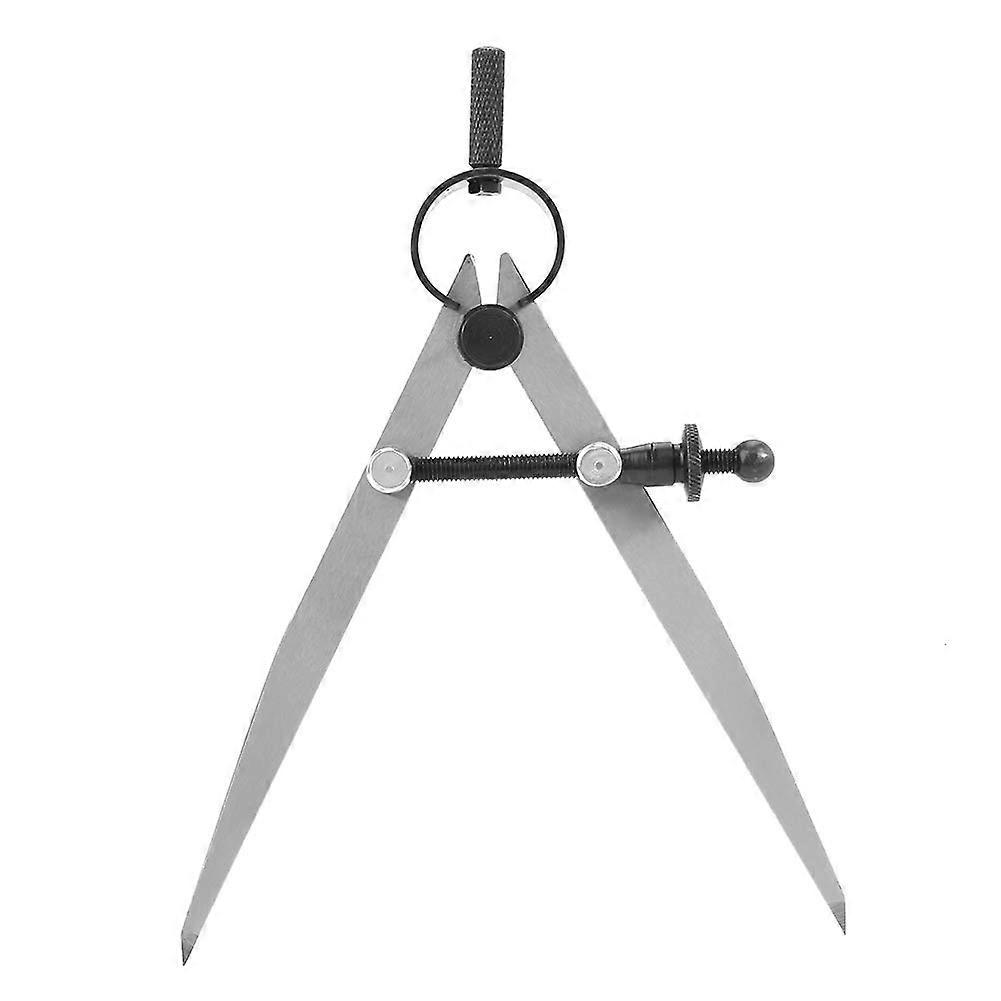 Adjustable Rotating Leathercraft Compass 100mm Spring Leather Divider for DIY Sewing