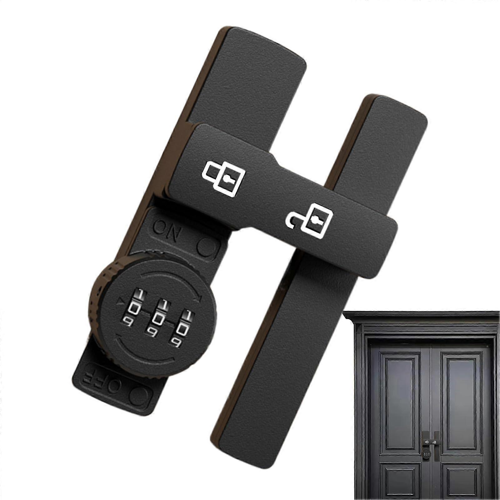 Combination Cabinet Lock 3 Digit Code, Secure Password System, Easy Install for Office and Dorm Doors