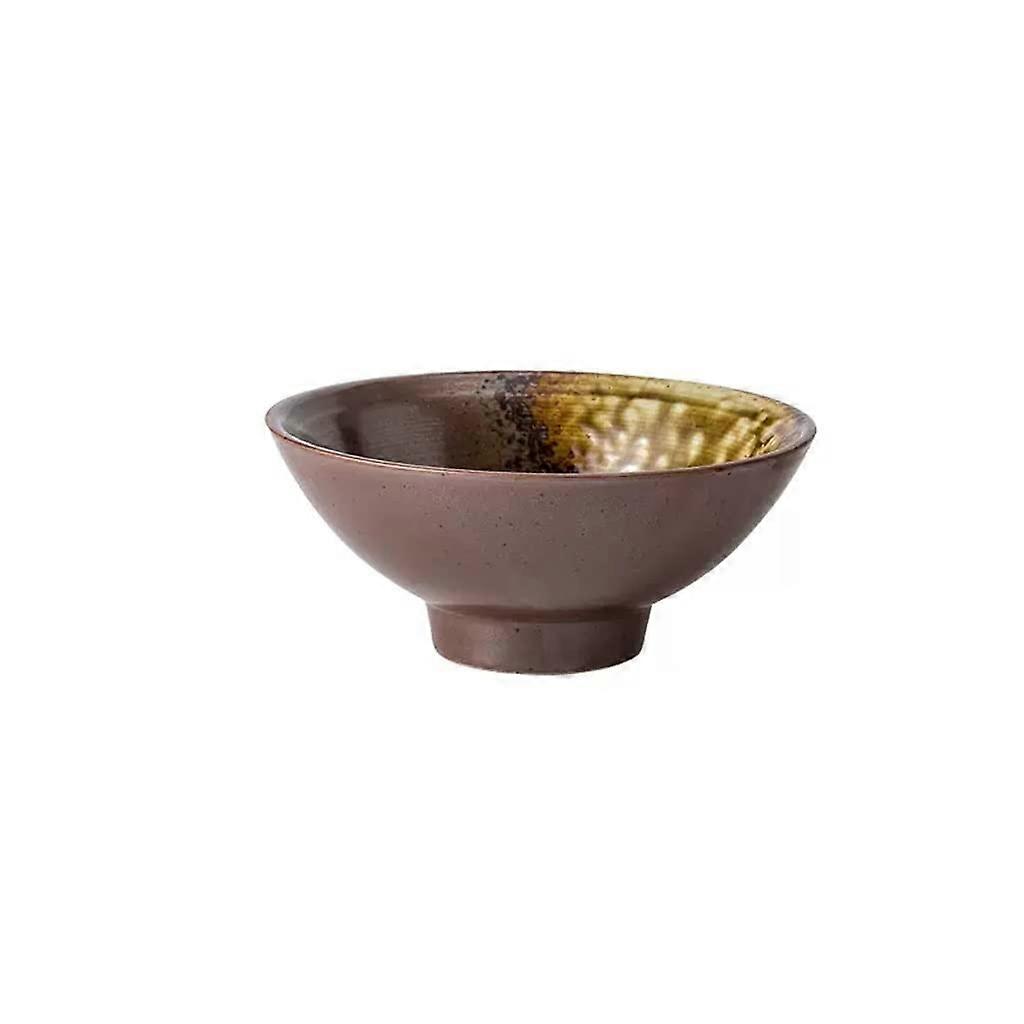 Retro Ceramic Salad Bowl Set, MultiPurpose for Fruit, Dessert, Rice, Dishwasher Safe