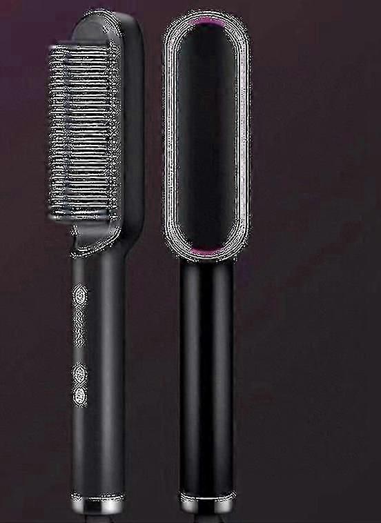 Hair Straightener Comb Matte Black