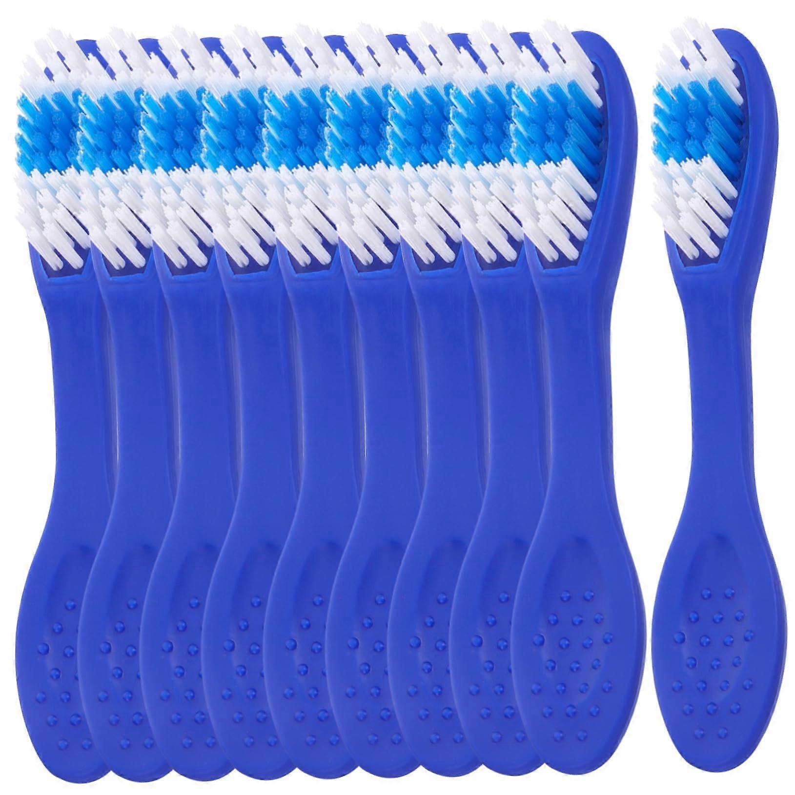 10pcs Prison Toothbrush Soft Bristles Short Handle Compact Design for Correctional Facilities