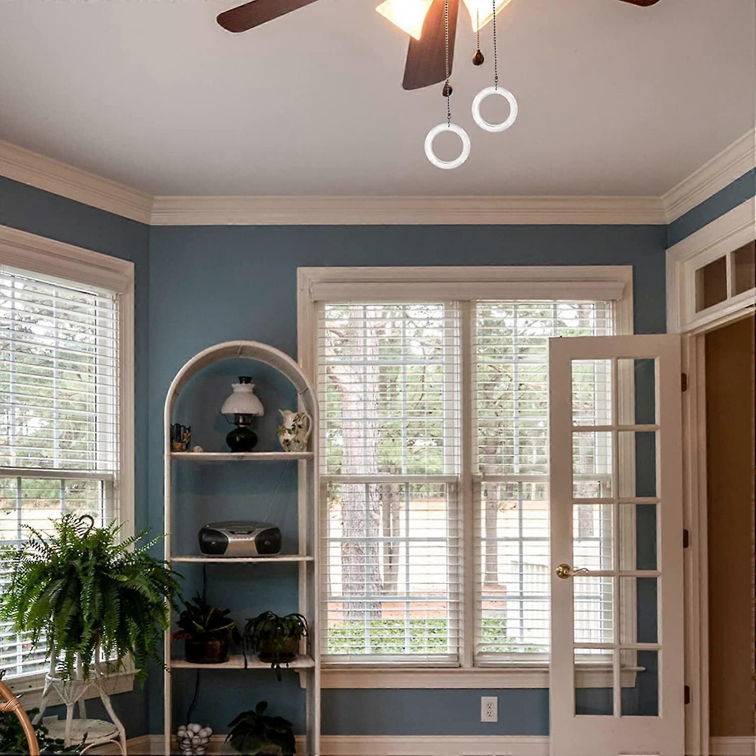 Glass 2pcs Crystal Ceiling Crystal Chain Extension Diamond Chain Ceiling Light