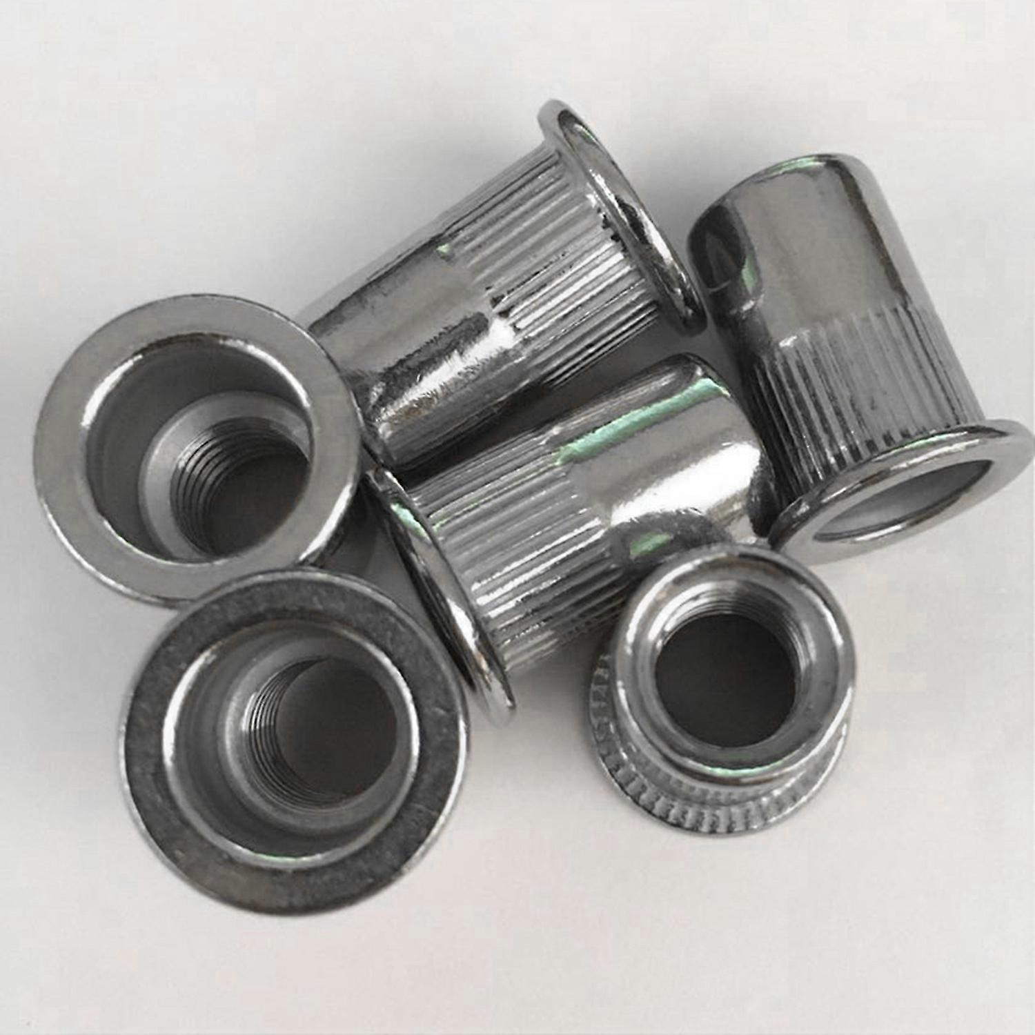 30Pcs M8 Rivet Nuts Stainless Steel Threaded Rivet Insert Nuts M8-1.25mm