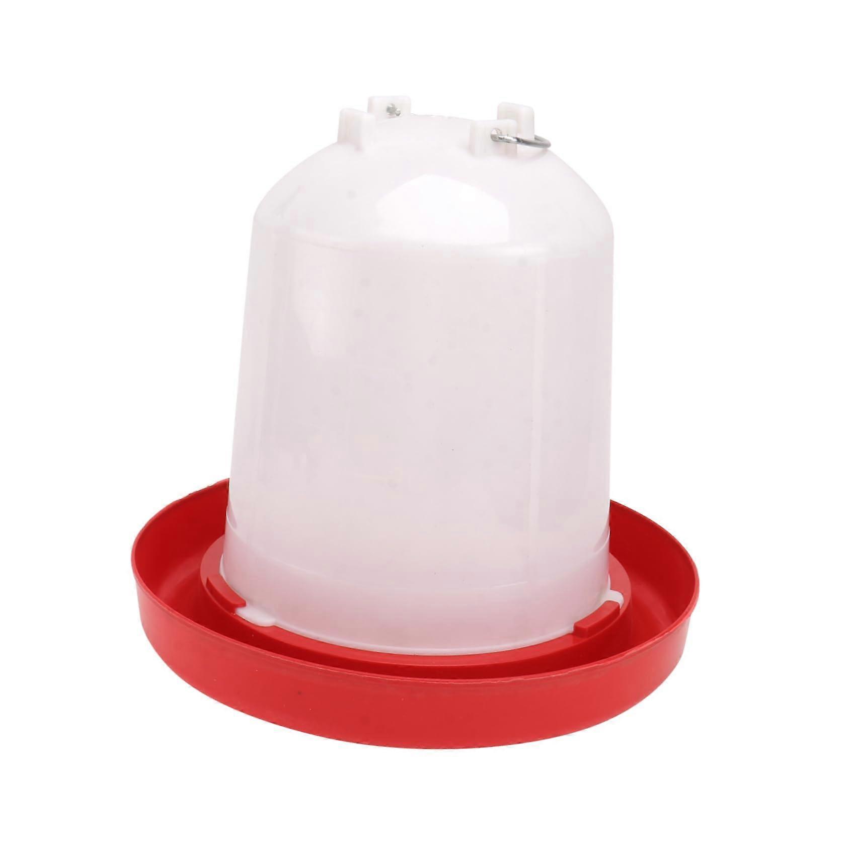 Automatic Poultry Feeder and Chicken Waterer Set, Large Capacity, Easy Refill and Quick Clean for Farm Use
