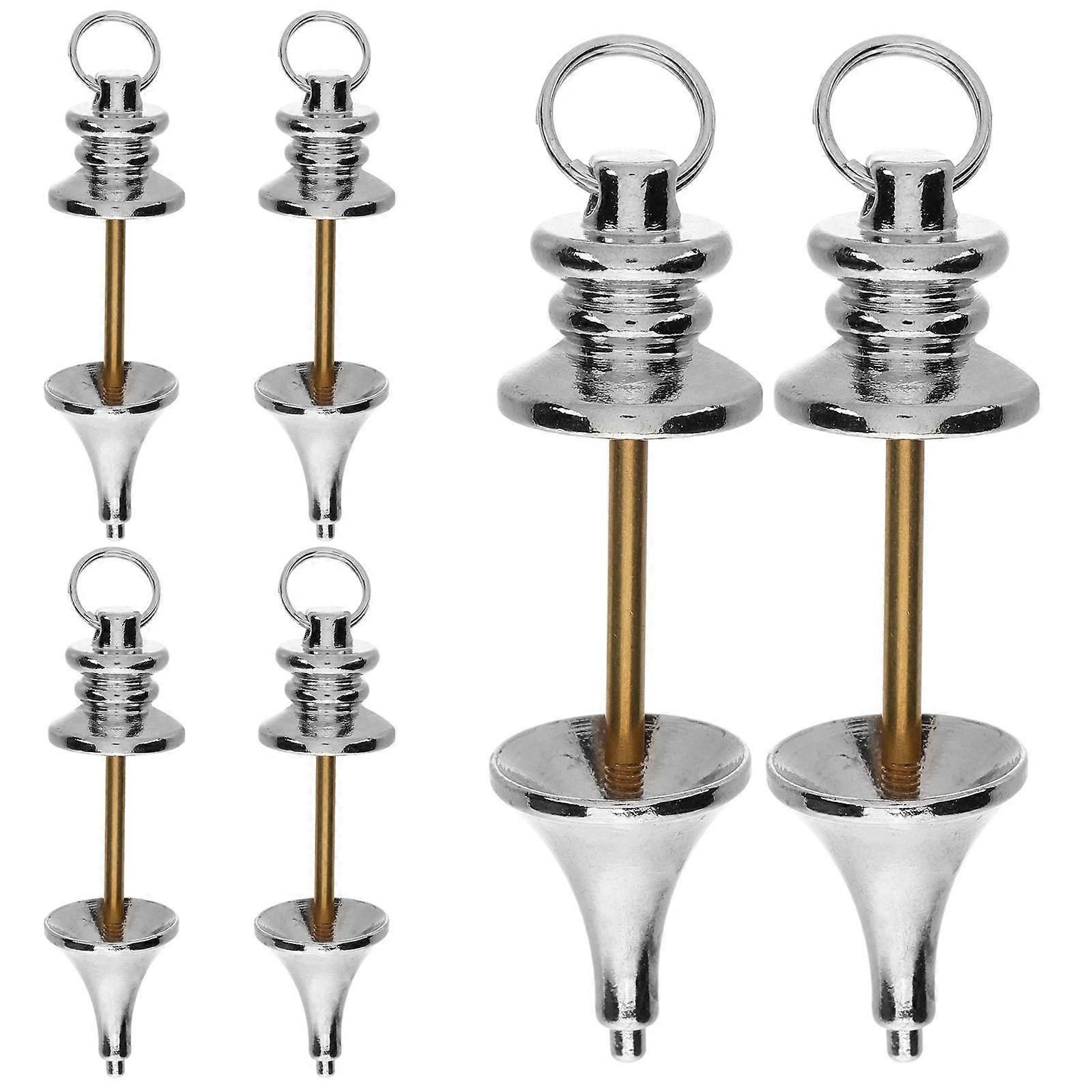 Copper Metal Dowsing Pendulum Pendant for Divination and Meditation 6Pcs