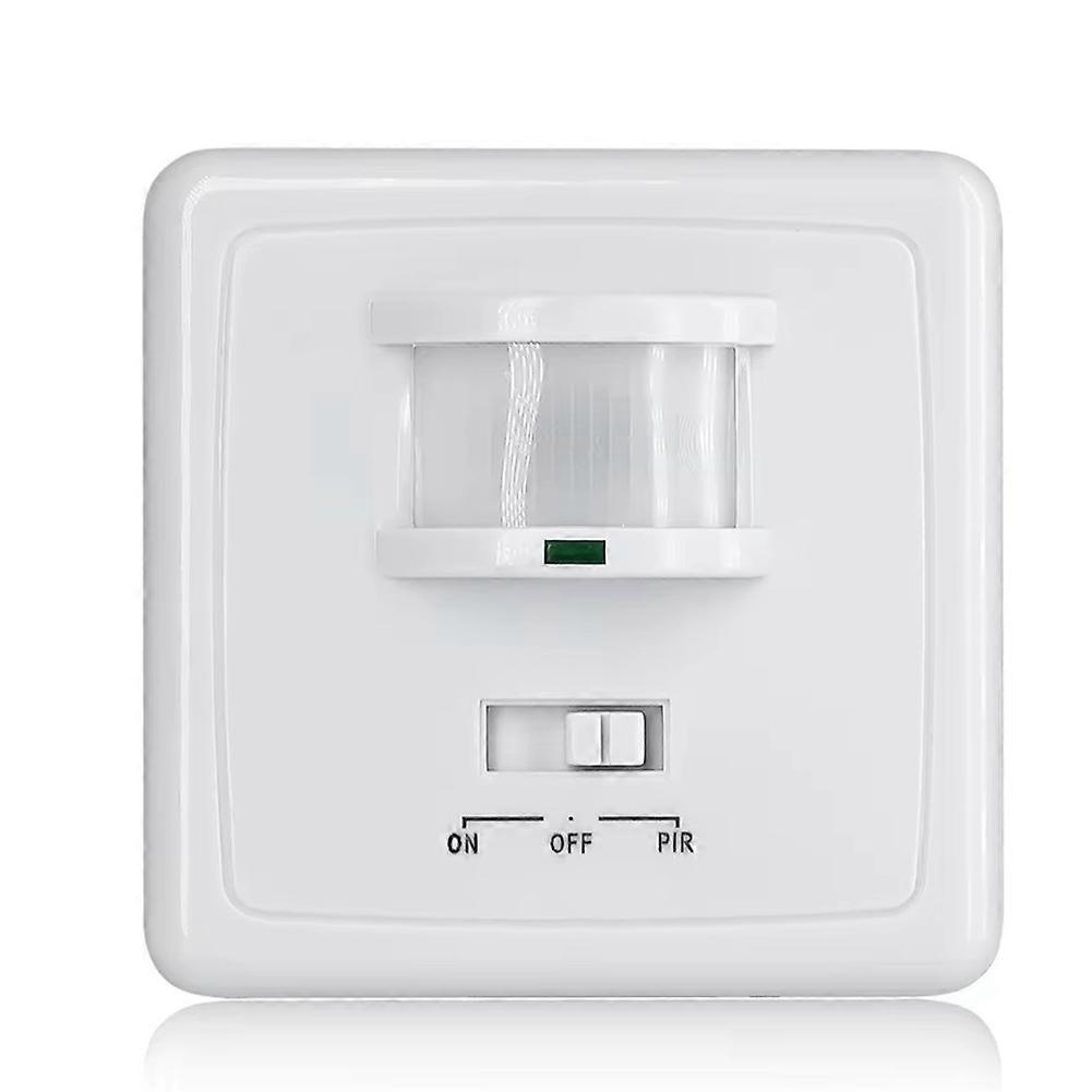 220V Wall Mounted PIR Infrared Motion Sensor LED Light Switch MAX 600w Load+9m Max Distance