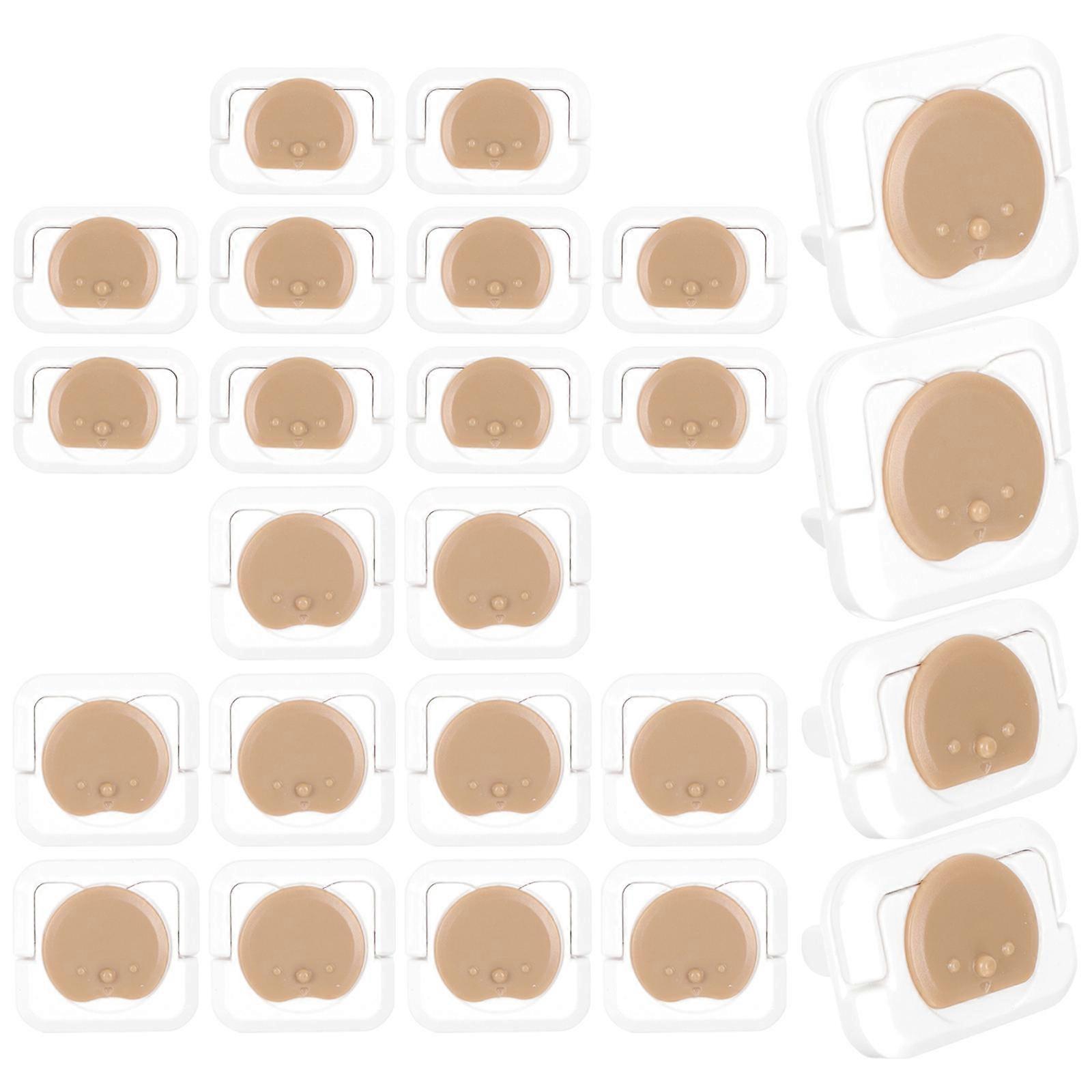 Outlet Plug Covers Baby Proofing Pull Ring Handle Restaurant Protection Square Shape 24Pcs